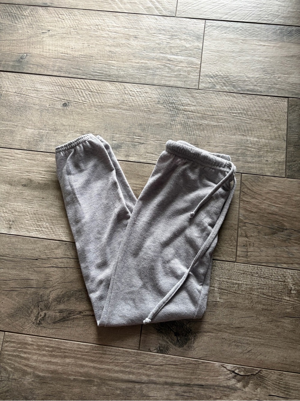 Kids Lightweight Gray Jogger Sweatpants with Drawstring